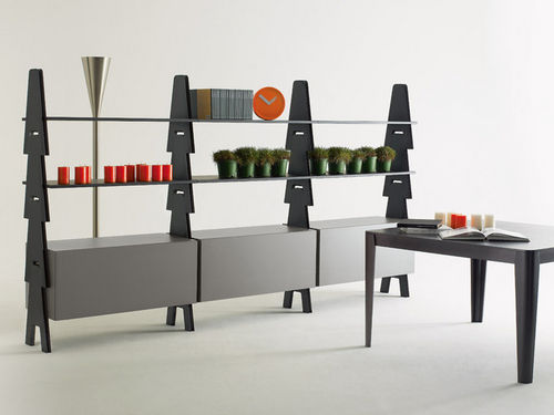 Étagère modulable - MANGIAROTTI : CAVALLETTO - Agapecasa - contemporaine / en bois / professionnelle