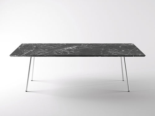 Table contemporaine - MANGIAROTTI : MORE - Agapecasa - en pierre / rectangulaire