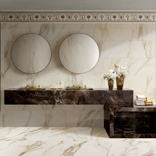 Carrelage en grès cérame - MAXIMVS - Versace Ceramics - poli / d'intérieur / de salle de bain
