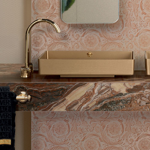 Mélangeur pour lavabo - PF60011331 - Versace Ceramics - à poser / en métal / en verre