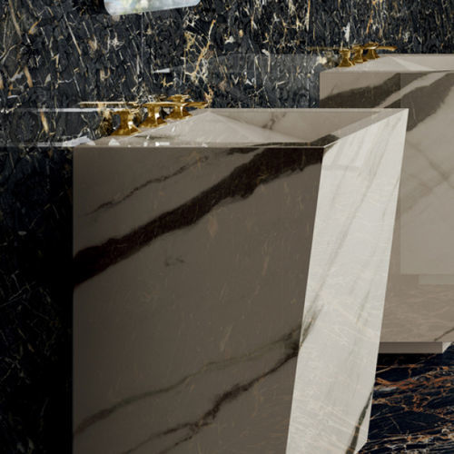 Vasque sur pied - Versace Ceramics - en céramique / sans trou / sans trop-plein