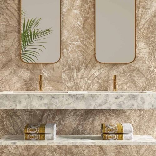 Miroir mural - 0013787  - Versace Ceramics - professionnel / contemporain / ovale