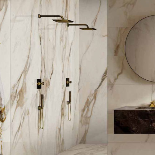 Pommeau de douche mural - G9102428 - Versace Ceramics - carré / pluie / professionnel