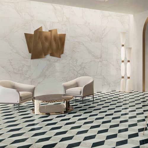 Carrelage en marbre - TARSIA - Versace Ceramics - mat / poli / antique