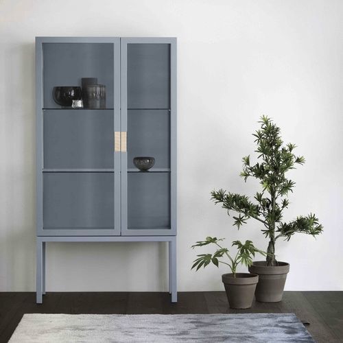Vitrine armoire contemporaine - FRAME - Asplund - sur pieds hauts / en verre / en métal peint