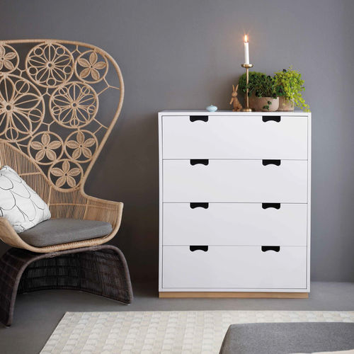 Commode contemporaine - SNOW A - Asplund - en chêne / en MDF laqué / en bouleau