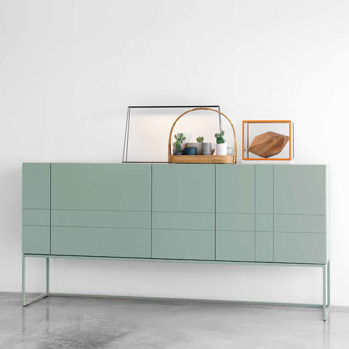 Buffet sur pieds hauts - KILT LIGHT 180 - Asplund - contemporain / en MDF laqué / en métal laqué