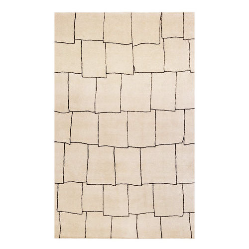 Tapis contemporain - ROOFTOP PLATINUM - Asplund - géométrique / en laine / en tencel®