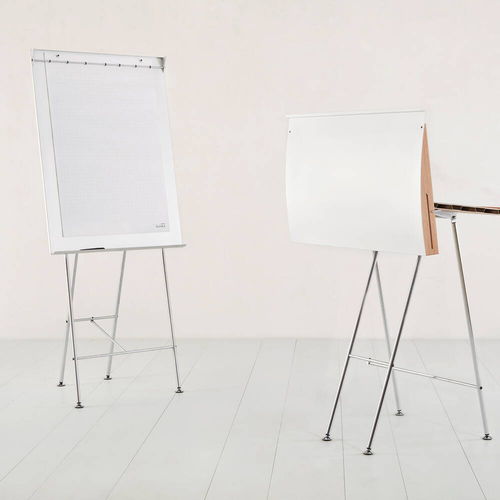 Tableau blanc - UNIFLIPCHART - Atelier Alinea - sur pied / en îlot / en aluminium anodisé