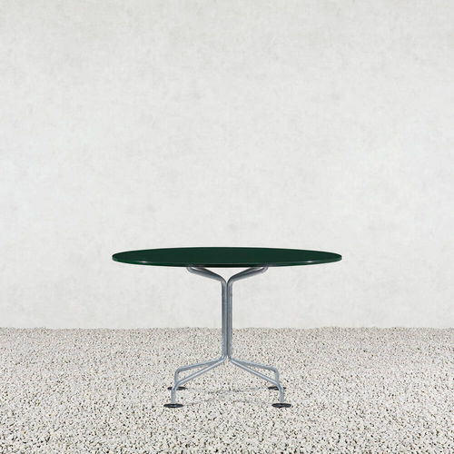 Table contemporaine - AGORA - Atelier Alinea - en tôle d'acier / avec piètement en acier galvanisé / rectangulaire