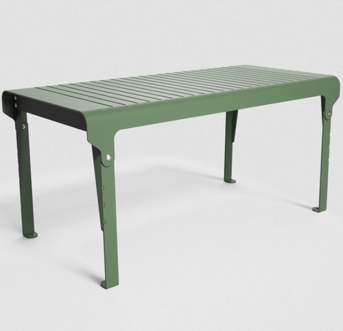 Table contemporaine - TELLUS  - Vestre - en acier / avec piètement en acier / rectangulaire