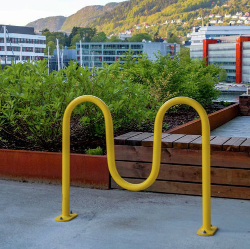 Range-vélo au sol - SINUS - Vestre - sécurisé / design original / horizontal