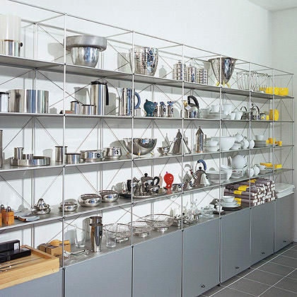 Étagère contemporaine - CLIC - burkhard Leitner - en aluminium / professionnelle / pour commerce