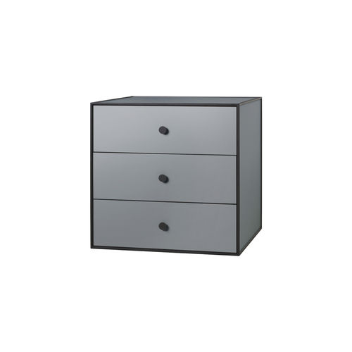 Commode sur pieds hauts - FRAME 49 - by Lassen - contemporaine / en placage de bois / en métal