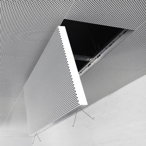 Faux-plafond en acier - DAMPA&reg; Spring - DAMPA - en dalles / d'intérieur / acoustique