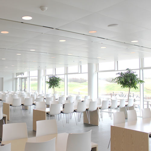 Faux-plafond en acier - DAMPA&reg; Hook-On - DAMPA - en dalles / d'intérieur / acoustique