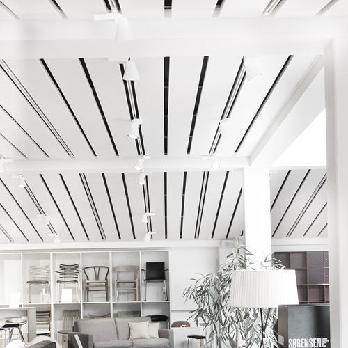 Faux-plafond en aluminium - DAMPA&reg; 31/32/33 - DAMPA - en panneaux / d'intérieur