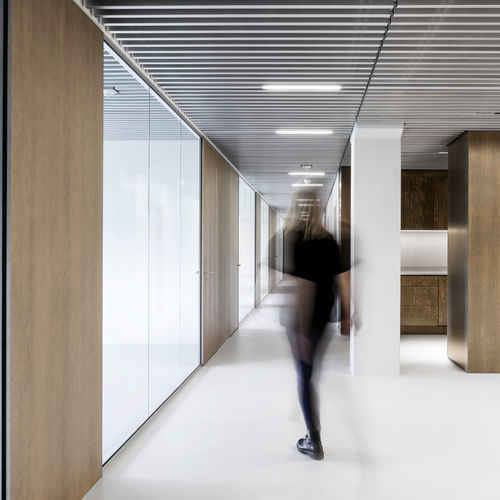 Faux-plafond en aluminium - DAMPA® Lamella - DAMPA - en panneaux / d'intérieur