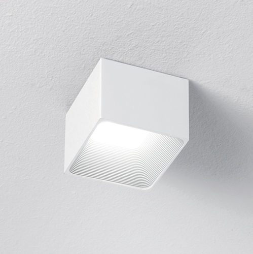 Plafonnier contemporain - DARMA 10P - 17P - iconeluce.com - carré / en aluminium / à LED