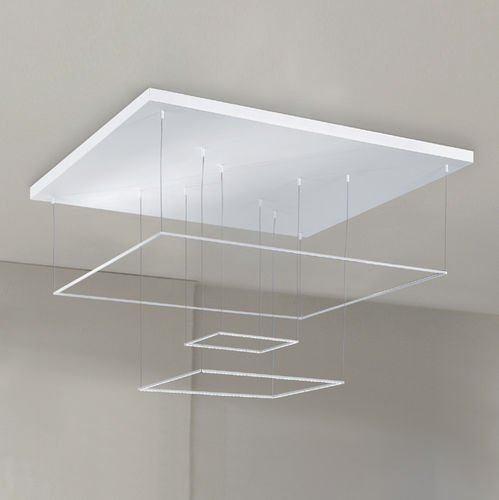 Luminaire suspendu - CORNICE - iconeluce.com - à LED / carré / rectangulaire