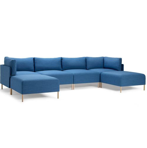 Canapé modulable - BLOCKS - OFFECCT - contemporain / en tissu / en cuir