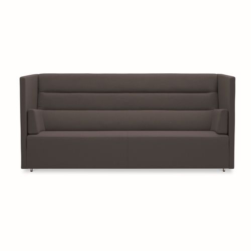 Canapé contemporain - FLOAT - OFFECCT - en tissu / en cuir / avec dossier haut