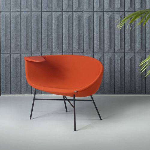 Chaise contemporaine - MOMENT - OFFECCT - d'intérieur / en tissu / en cuir