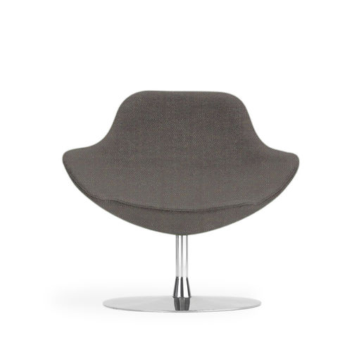 Fauteuil visiteur contemporain - PALMA - OFFECCT - en tissu / gris / blanc