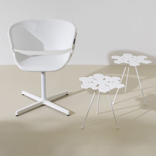 Table d'appoint design original - SNOWFLAKES - OFFECCT - en ABS / en Corian® / pour établissement public