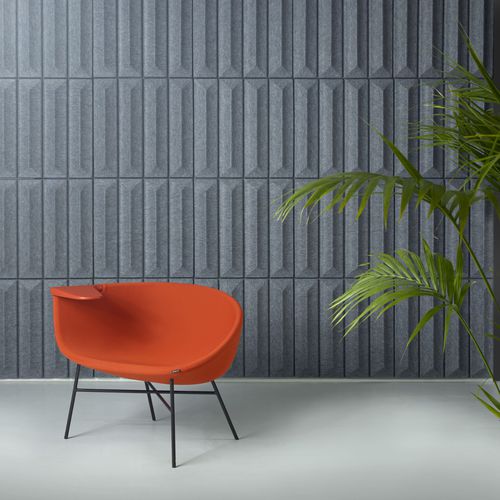 Panneau acoustique mural - SOUNDWAVE CERAMIC - OFFECCT - en fibre de polyester / rectangulaire / coloré