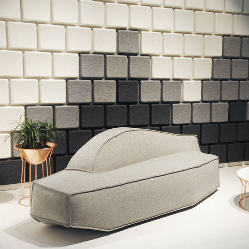Panneau acoustique pour mur - SOUNDWAVE® PIX - OFFECCT - en fibre de polyester / coloré / pour bureau
