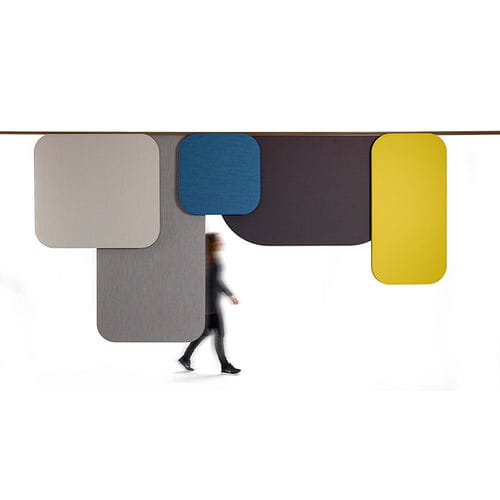 Panneau acoustique suspendu - NOTES - OFFECCT - en tissu / rectangulaire / pour bureau