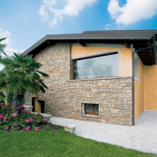 Parement en pierre - ACROPOLI - BIOPIETRA - intérieur / extérieur / à coller