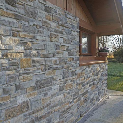 Parement en pierre - MIX ORT 17 - BIOPIETRA - extérieur / intérieur / à coller
