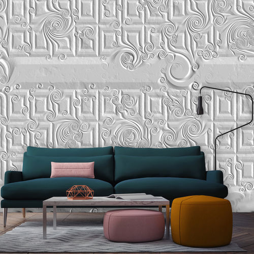 Papier peint contemporain - STUCCO - Arta WallDeco - panoramique / motif abstrait / arabesque