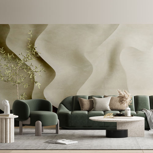 Papier peint contemporain - Dune - Arta WallDeco - panoramique / motif à vagues / à effet dimensionnel