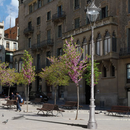 Lampadaire urbain - RAMBLA DRA/LC - ROS Iluminación - classique / en métal / à LED