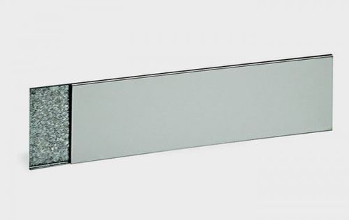 Plinthe en inox - 5100 - Trivel - en acier inoxydable / en verre / moulurée