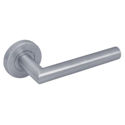 Porte d'entrée - 037R2 - Trivel - en inox / battante / contemporaine