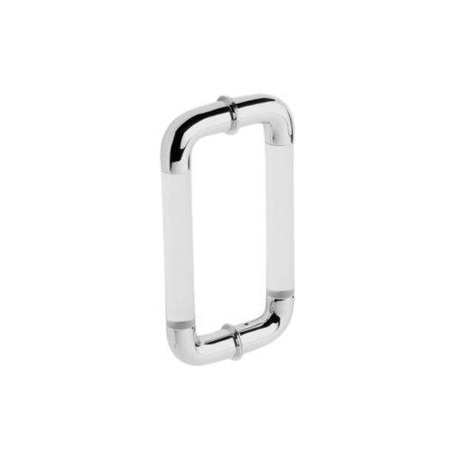 Poignée de tirage pour porte en verre - T4757M METHACRYLATE - Trivel - en chrome / en laiton / en verre