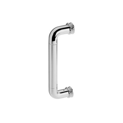 Poignée de tirage pour porte en verre - T4757S - Trivel - en chrome / en laiton / en verre