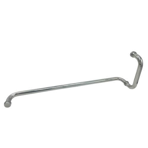 Poignée de tirage pour porte en verre - T19T - Trivel - en chrome / en laiton / en verre
