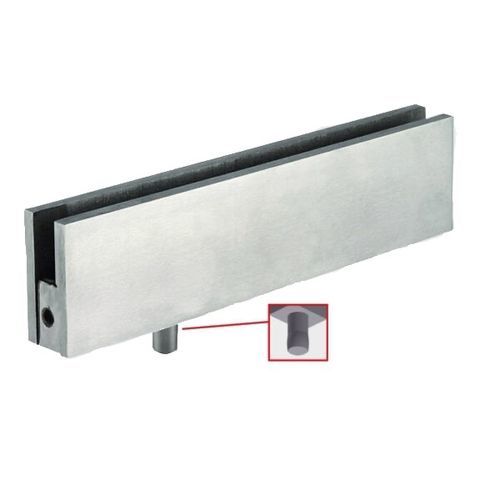 Pince à verre en acier - FLAT - Trivel - en inox / en verre / pour porte