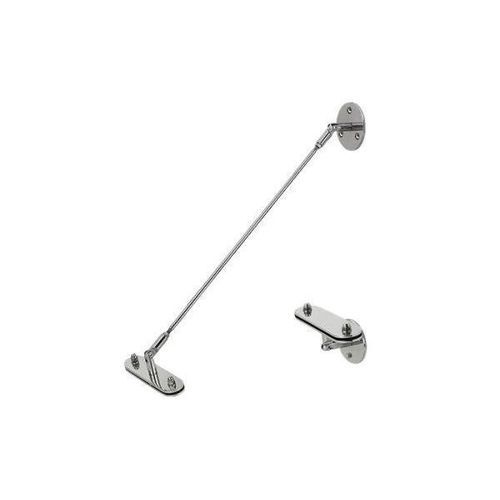 Marquise d'entrée - 9510M - Trivel - en inox / en verre / plate