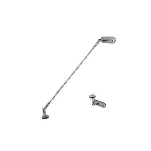 Marquise d'entrée - 9520M - Trivel - en inox / en verre / plate