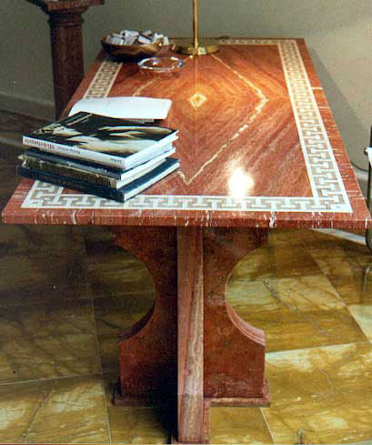 Table classique - PERSIAN - Leonardo Caminetti GmbH - en marbre / rectangulaire