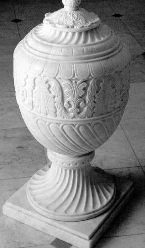 Vase contemporain - Leonardo Caminetti GmbH - en pierre calcaire / en marbre