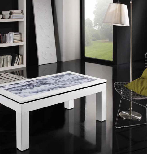 Table basse contemporaine - TOKKE - Vettas Mobiliario - en bois / rectangulaire / avec rangement