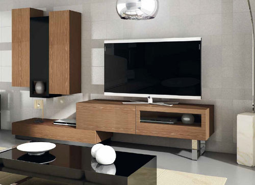 Ensemble TV mural contemporain - EVOLUTTION 02 - Vettas Mobiliario - en bois