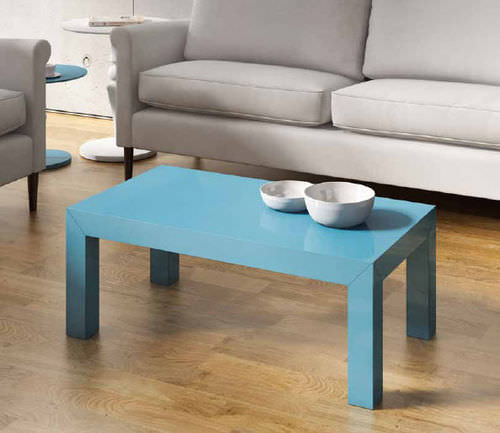 Table basse contemporaine - MASSI - Vettas Mobiliario - en bois laqué / rectangulaire / résidentielle